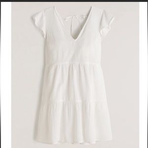 Abercrombie Ruffle Sleeve Trapeze Dress